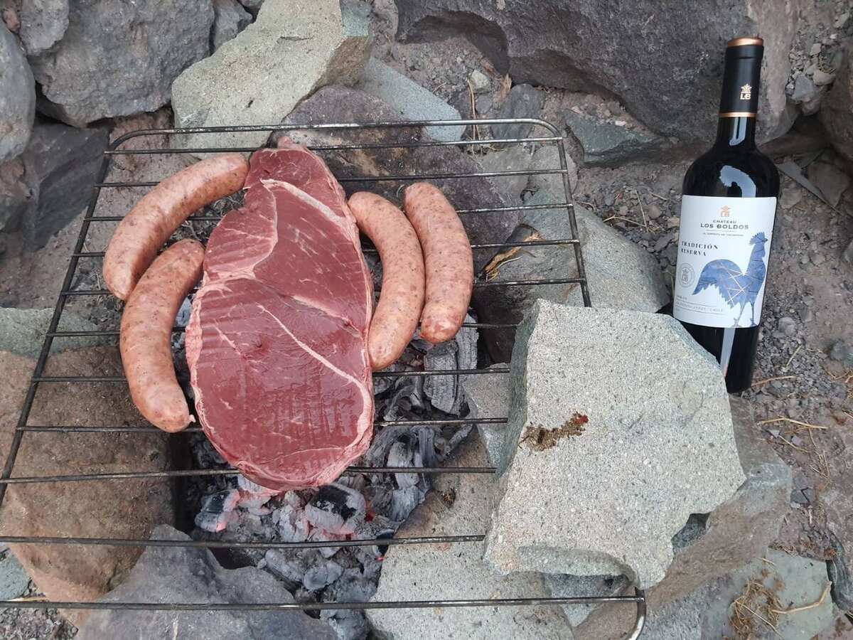 Asado meat