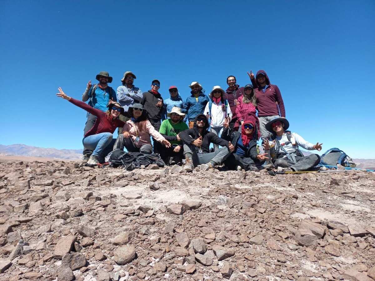 Group on the summit