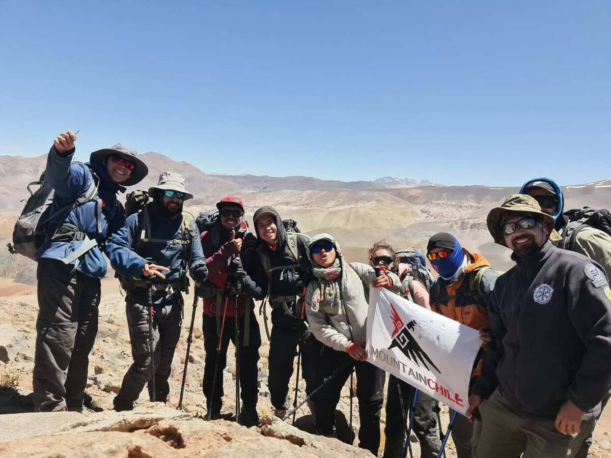 Team with flag